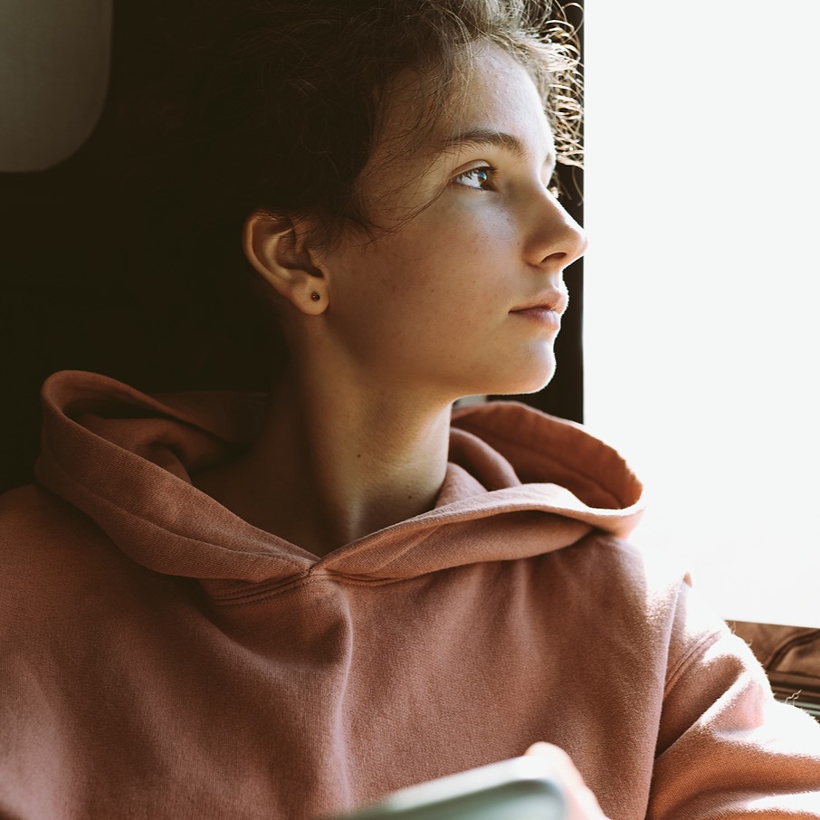 Is Abortion Legal in Iowa? A woman searching online "Is Abortion Legal in Iowa?"
